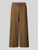 s.Oliver RED LABEL Loose Fit Hose in Crinkle-Optik Mittelbraun