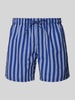 Schiesser Badehose mit Streifenmuster Marine