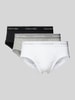 Calvin Klein Underwear Slip mit Label-Bund im 3er-Pack Hellgrau