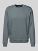 MCNEAL Sweatshirt mit Label-Stitching Rauchblau