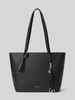 Seidenfelt Shopper mit Label-Detail Modell 'LOHJA' Black