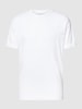 Drykorn T-Shirt mit fixierten Ärmelumschlägen Modell 'THILO' Weiß