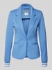 Kaffe Blazer mit Leistentaschen und Viskose-Anteil Modell 'KINNIE' Bleu