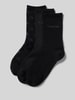 CK Calvin Klein Socken mit Label-Detail inklusive Geschenkbox im 3er-Pack Black