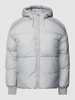 Jack & Jones Gewatteerd jack met capuchon, model 'SURFACE' Lichtgrijs