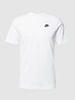 Nike T-shirt in gemêleerde look, model 'CLUB' Wit