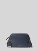 Coccinelle Crossbody Bag aus Leder mit Label-Print Marine