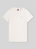 Tommy Jeans męski t-shirt o kroju regular fit z czystej bawełny Złamany biały