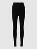 Falke Leggings in unifarbenem Design Black