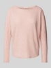 OPUS Longsleeve mit Rundhalsausschnitt Modell 'Sakim' Rose