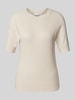 Selected Femme Strickshirt mit Rundhalsausschnitt Modell 'SLFELINNA' Offwhite