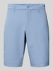 BOSS Green Regular Fit Shorts mit Gürtelschlaufen Modell 'Commuter' Hellblau