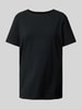 Sloggi T-Shirt mit geripptem Rundhalsausschnitt Black