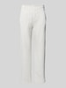 PEGADOR Straight Fit Sweatpants mit Logo-Stitching Hellgrau Melange