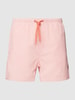 Only & Sons Badehose mit Streifenmuster Modell 'TED' Lachs