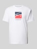 Tommy Jeans Regular Fit T-Shirt mit Label-Print Weiss