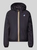 K-WAY kurtka o kroju regular fit z nadrukiem z logo model 'CLAUDETTE' Czarny
