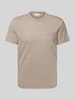 Casual Friday T-Shirt mit Rundhalsausschnitt Modell 'JASPER' Dunkelbraun