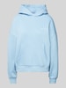 Review Oversized Hoodie mit Kapuze Hellblau