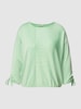 Tom Tailor Denim Shirt met lange mouwen met streepmotief Groen