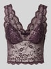 ONLY BH mit Spitzenbesatz Modell 'CHLOE' Pflaume