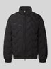 Antony Morato Steppjacke mit Stehkragen und Reißverschlusstaschen Black