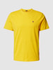 Napapijri T-shirt z wyhaftowanym logo model ‘SALIS’ Żółty