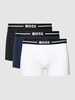 BOSS Boxershort met elastische band in een set van 3 stuks Donkerblauw