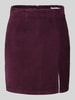VERO MODA Nauwsluitende minirok van katoenmix model 'LULA' Donkerrood