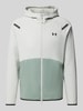 Under Armour Sweatjacke mit Label-Print Mint