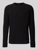 Only & Sons Regular fit gebreide pullover met ronde hals, model 'ETHAN' Zwart