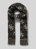 Guess Sjaal met rafels Zwart