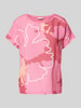 Tom Tailor Regular Fit T-Shirt aus reiner Viskose Pink