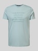 Karl Lagerfeld T-Shirt mit Label-Detail Hellblau