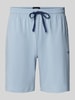 BOSS Regular Fit Sweatshorts aus Baumwoll-Elasthan-Mix  Hellblau