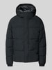 Jack & Jones Steppjacke mit Kapuze Modell 'BRADLEY' Black