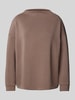 Fynch-Hatton Sweatshirt mit Stehkragen Taupe