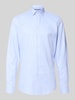 Jake*s Slim Fit Business-Hemd mit Kentkragen und extra langem Arm Bleu