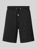 CK Calvin Klein Regular fit sweatshorts met labeldetail Zwart