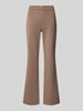 Fransa Flared broek met elastische band, model 'Blazer Pa 2' Taupe