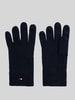 Tommy Hilfiger Handschuhe aus Baumwoll-Kaschmir-Mix Modell 'ESSENTIALS FLAG' Marine