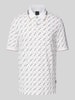 bugatti Regular Fit Poloshirt mit Label-Detail Weiss