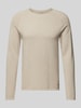 Jack & Jones Sweter z dzianiny z naszywką z logo model ‘HILL’ Złamany biały
