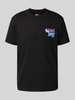 Tommy Jeans Regular Fit T-Shirt aus reiner Baumwolle Black