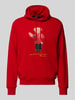 Polo Ralph Lauren Hoodie mit Label-Print Rot