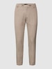 Cinque Hose mit Label-Applikation Modell 'Juno' Sand