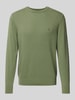 Marc O'Polo Loose Fit Pullover mit Rundhalsausschnitt Oliv