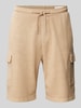 s.Oliver RED LABEL Regular Fit Sweatshorts mit Cargotaschen Sand