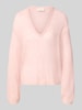 FREE/QUENT Relaxed Fit Pullover mit Alpaka-Anteil Modell 'Dido' Altrosa Melange