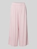 Pieces Loose Fit Culotte aus Viskose-Leinen-Mix Modell 'PIA' Rosa